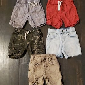 5 pairs of Toddler Boy Shorts - 3T